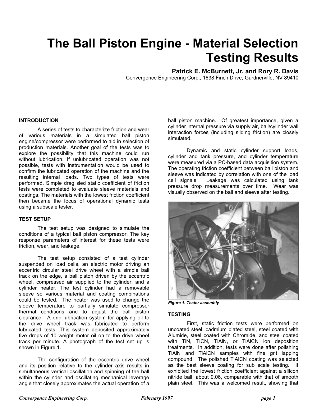 SAE Technical Paper Template