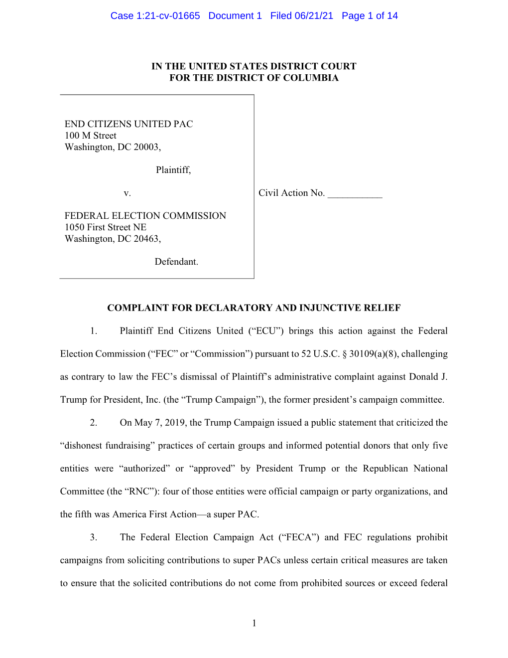 Case 1:21-Cv-01665 Document 1 Filed 06/21/21 Page 1 of 14