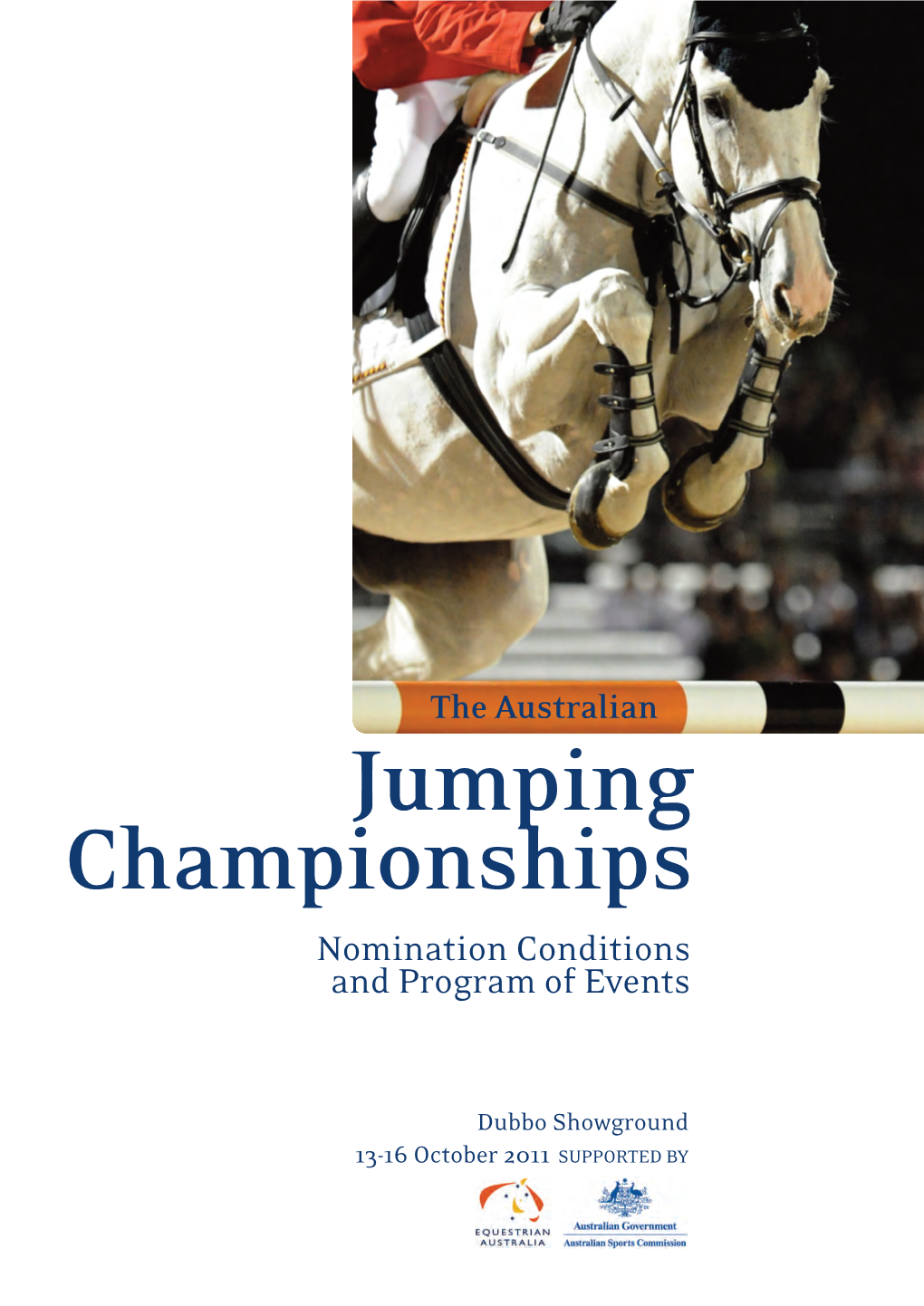 Jumping Championships Nomination Conditions and Program of Events