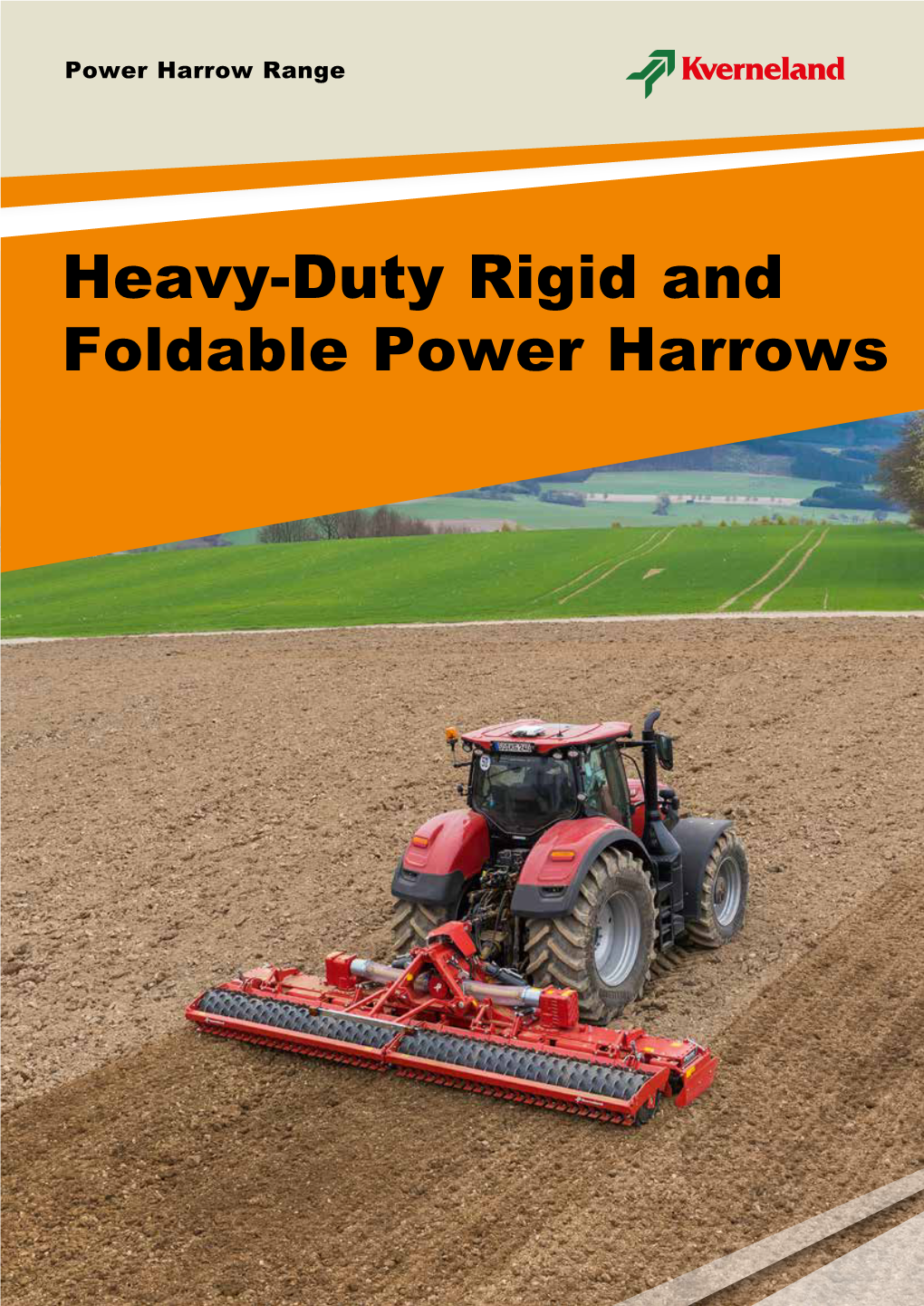 Heavy-Duty Rigid and Foldable Power Harrows