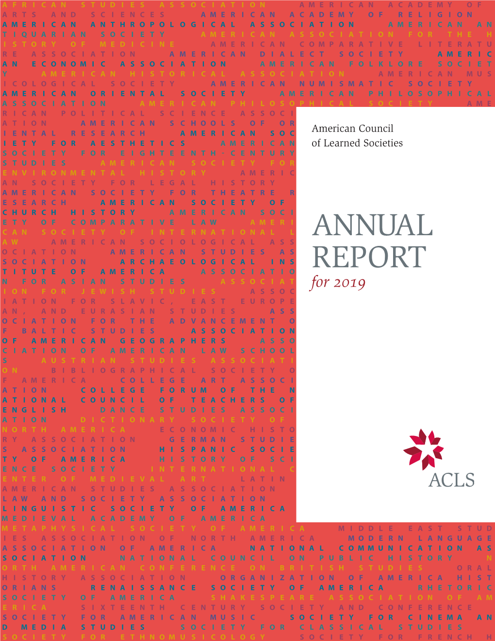 ACLS Annual Report for 2019