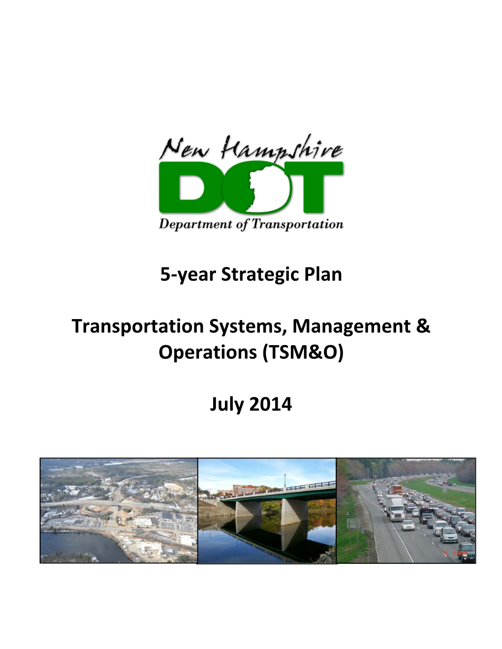 5-Year Strategic Plan Transportation Systems, Management & Operations