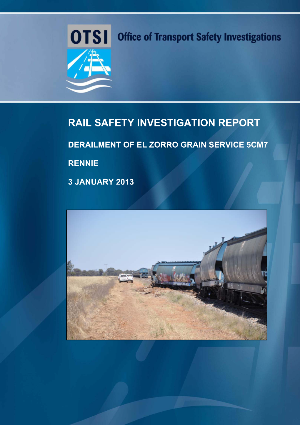 Rail Safety Investigation Report