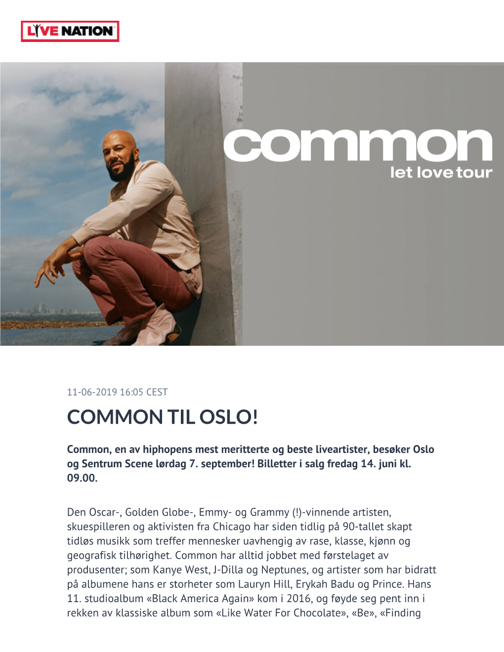 Common Til Oslo!