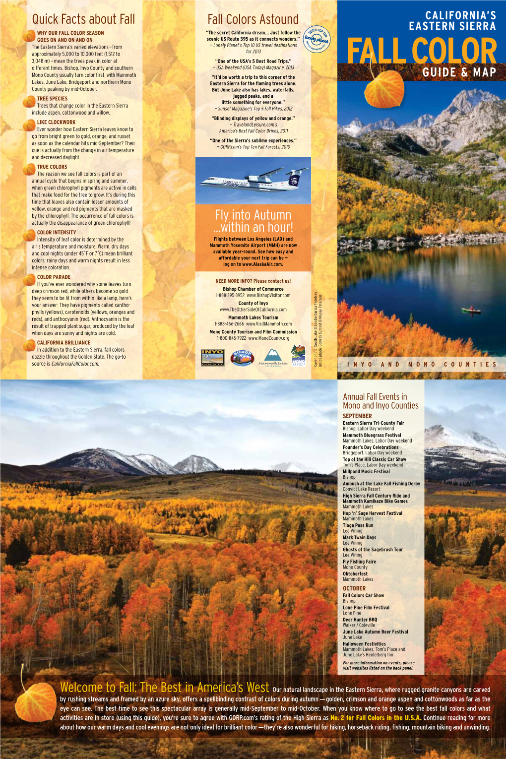 Eastern Sierra Fall Color Guide