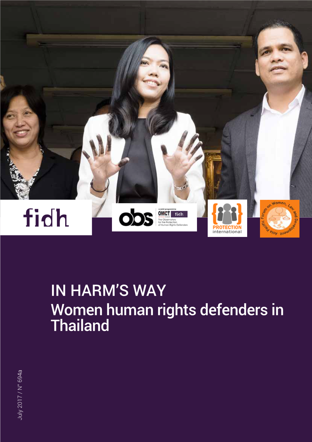 IN HARM's WAY Women Human Rights Defenders in Thailand
