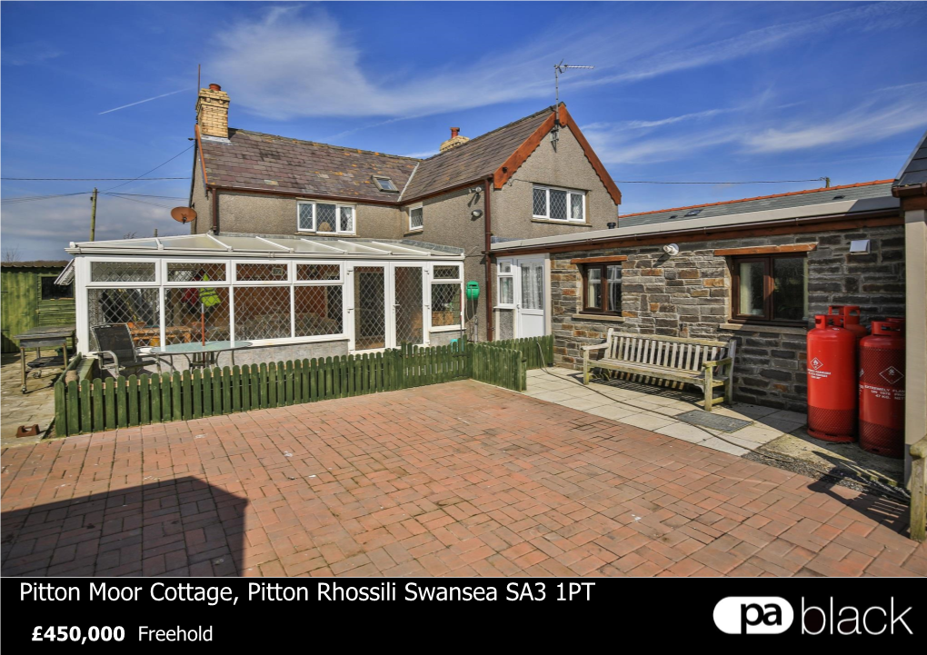 Pitton Moor Cottage, Pitton Rhossili Swansea SA3 1PT