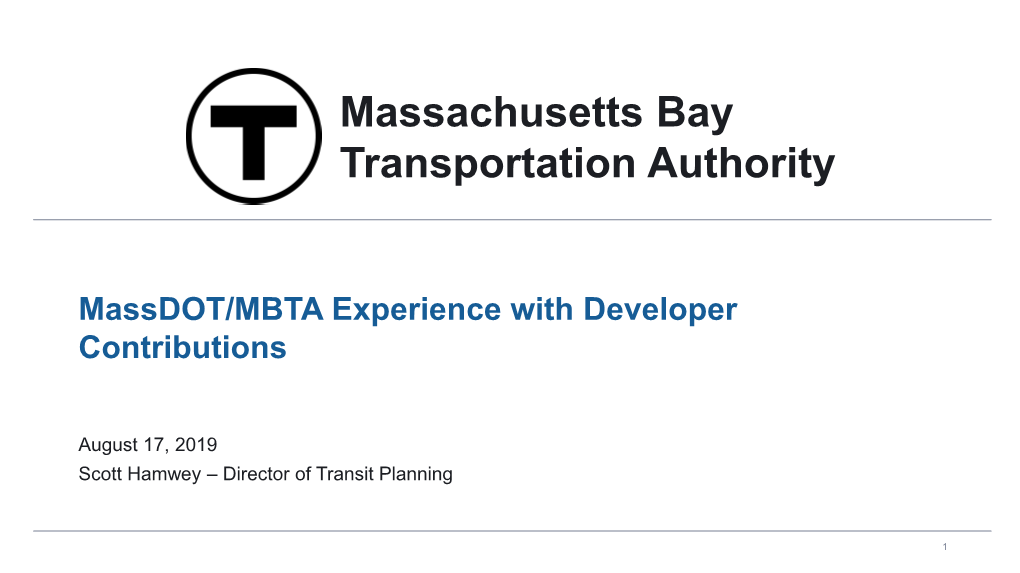 Massdot Developer Contributions