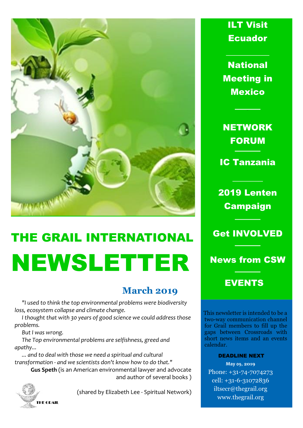 Newsletter Events