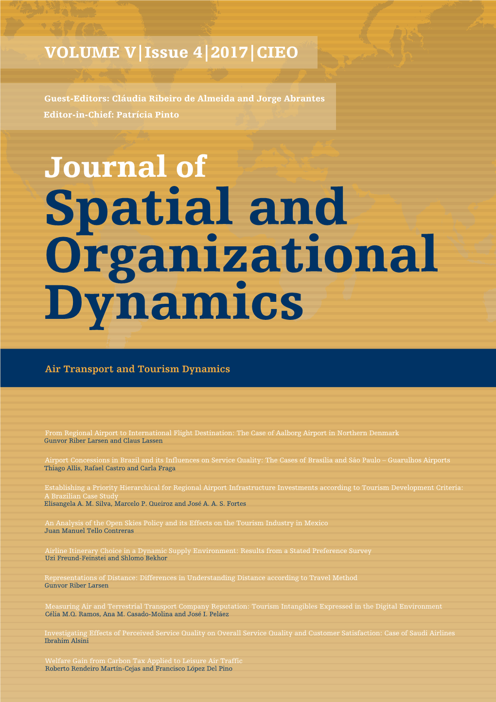 Journal of Spatial and Organizational Dynamics