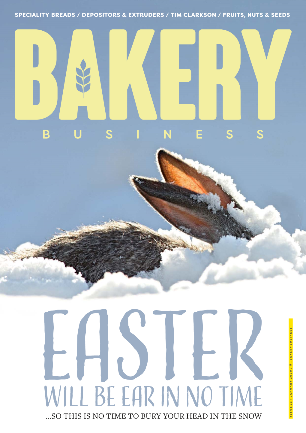 Speciality Breads / Depositors & Extruders / Tim Clarkson / Fruits, Nuts & Seeds Bakery Business /January 2020 /January Business Bakery