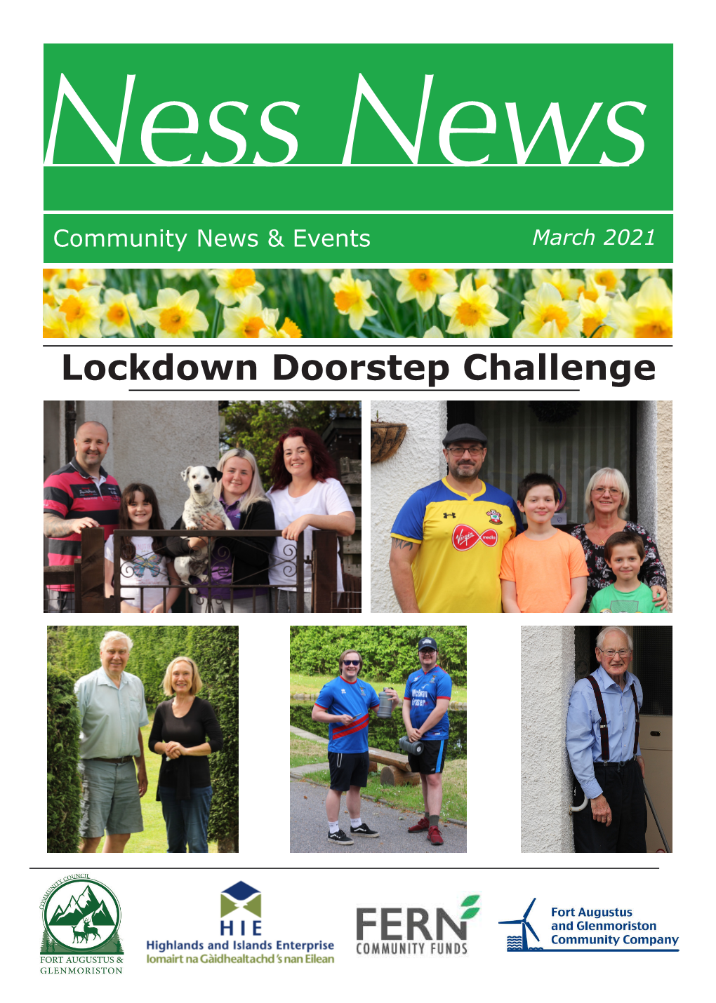 Lockdown Doorstep Challenge I Think We Are All Fed up with This Weather and Looking Forward to Warmer Spring Days and More Daylight Hours