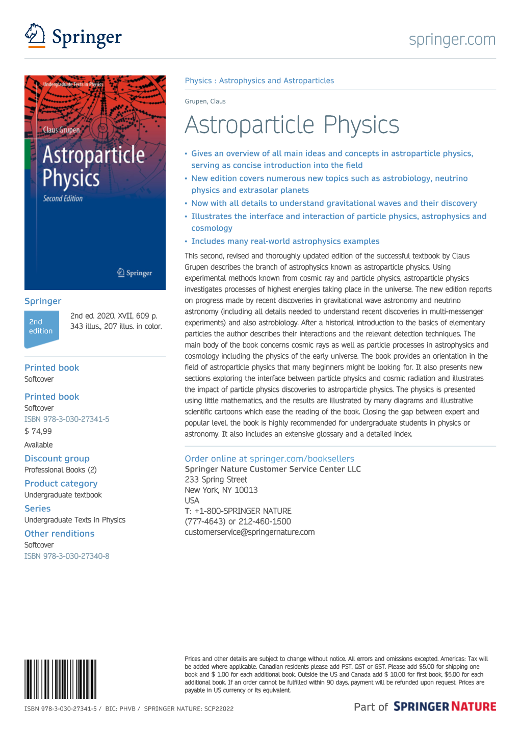 Astroparticle Physics