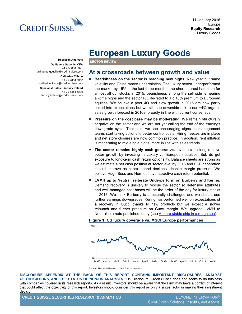 European Luxury Goods