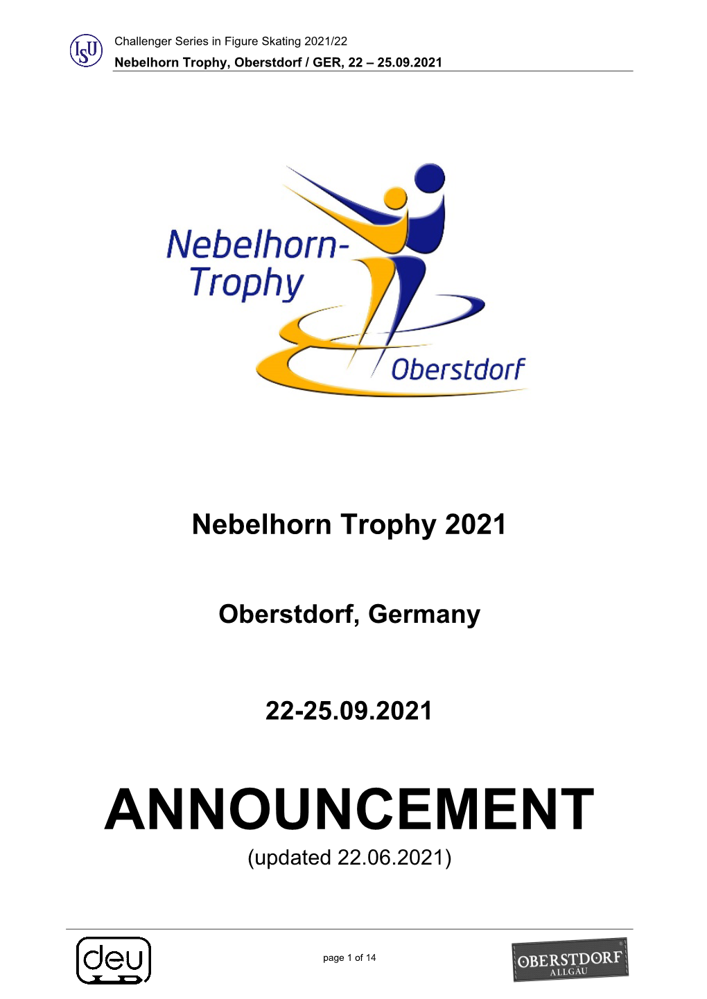 Nebelhorn Trophy 2021