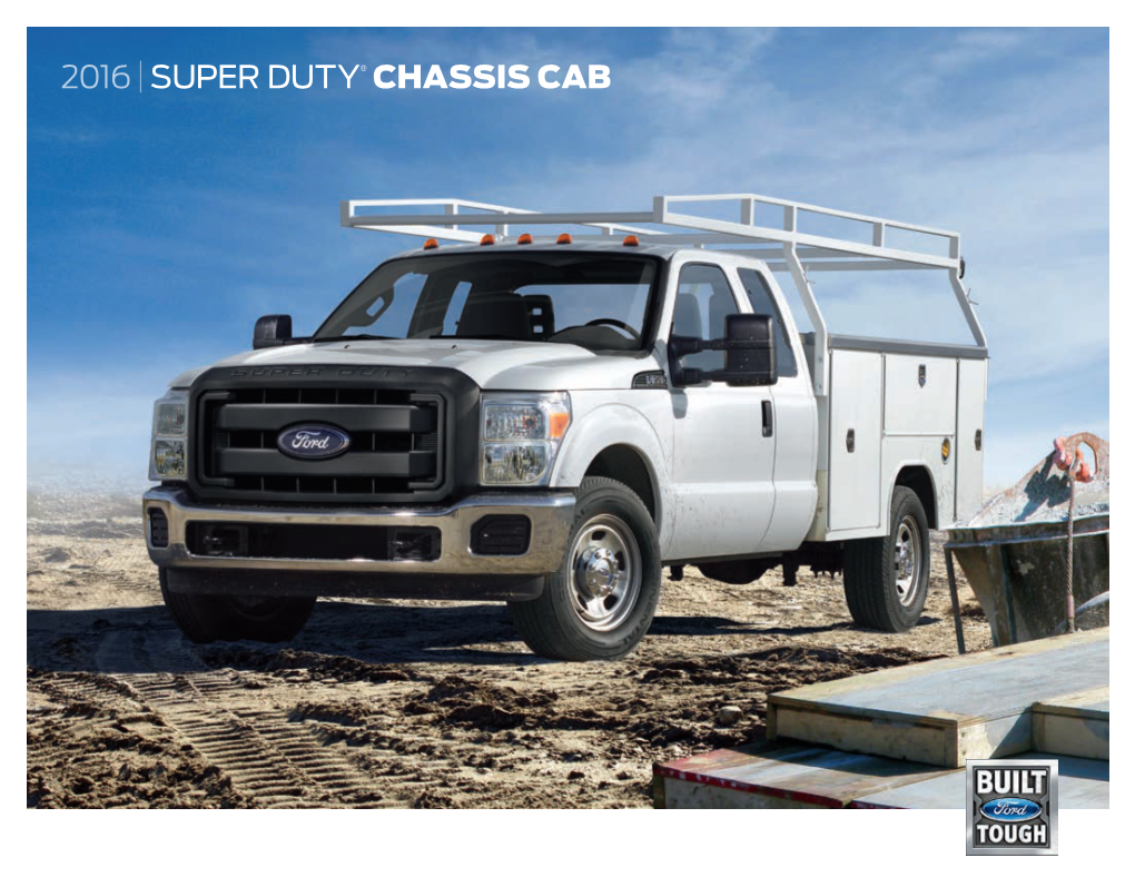 2016 Ford Chassis Cab Brochure