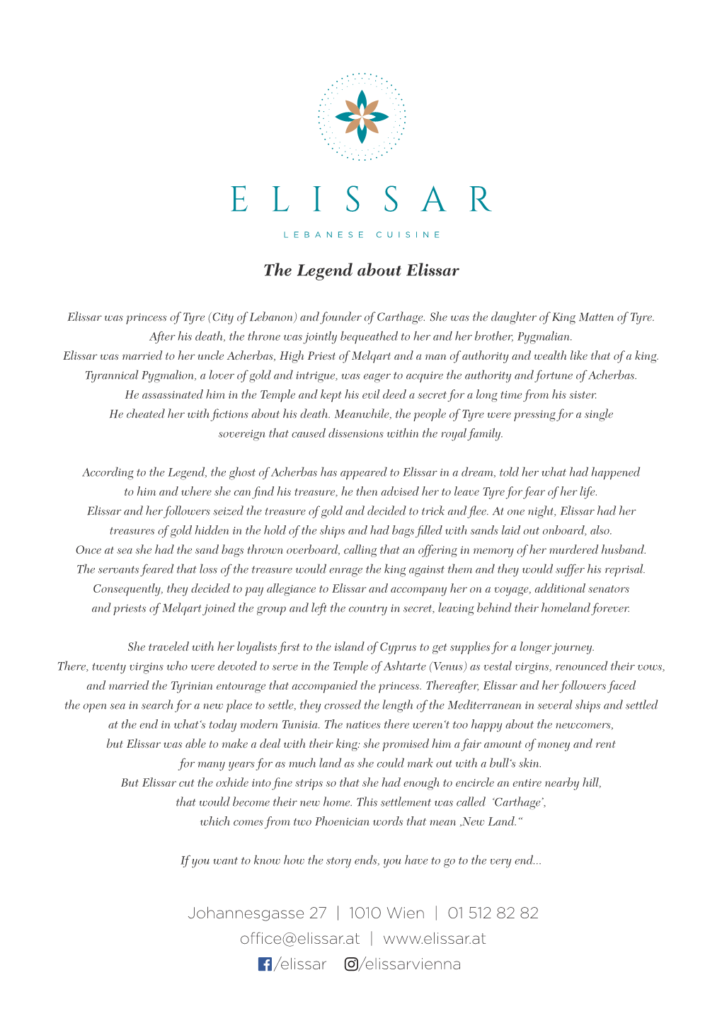 The Legend About Elissar