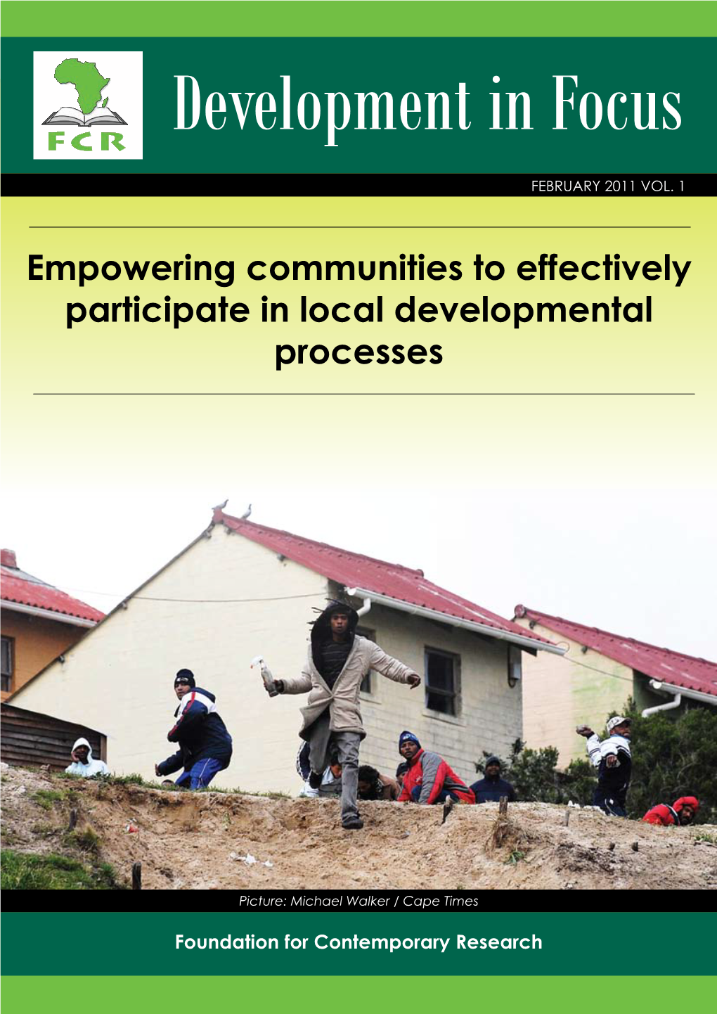 Empowering Communities to Effectively Participate in Local Developmental Processes