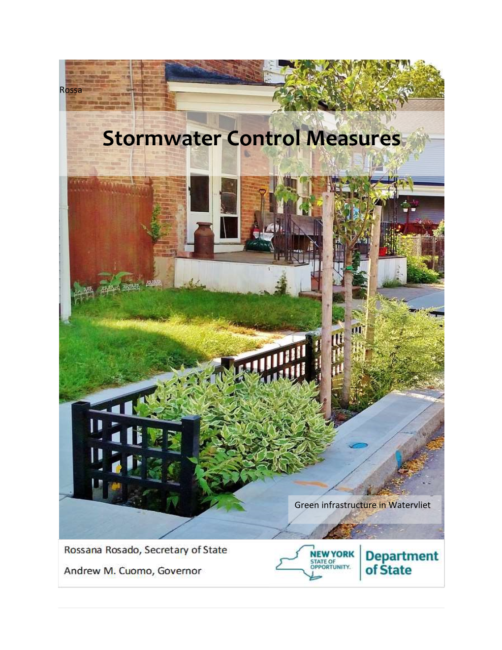 Stormwater Control Measures