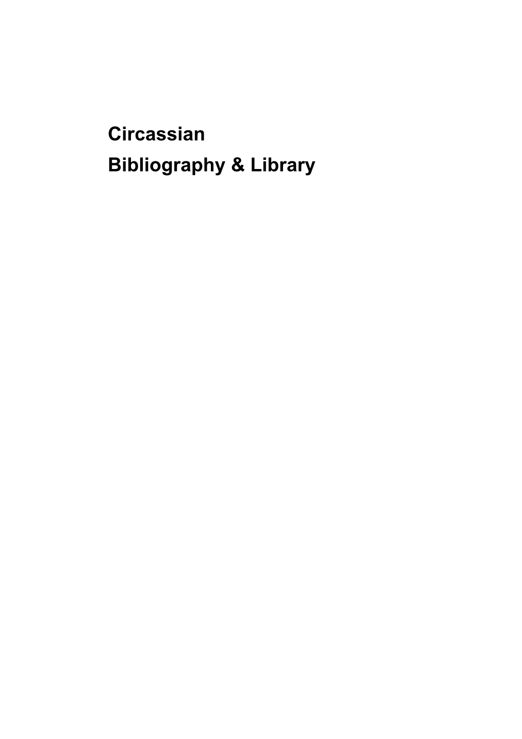 Bibliography & Library