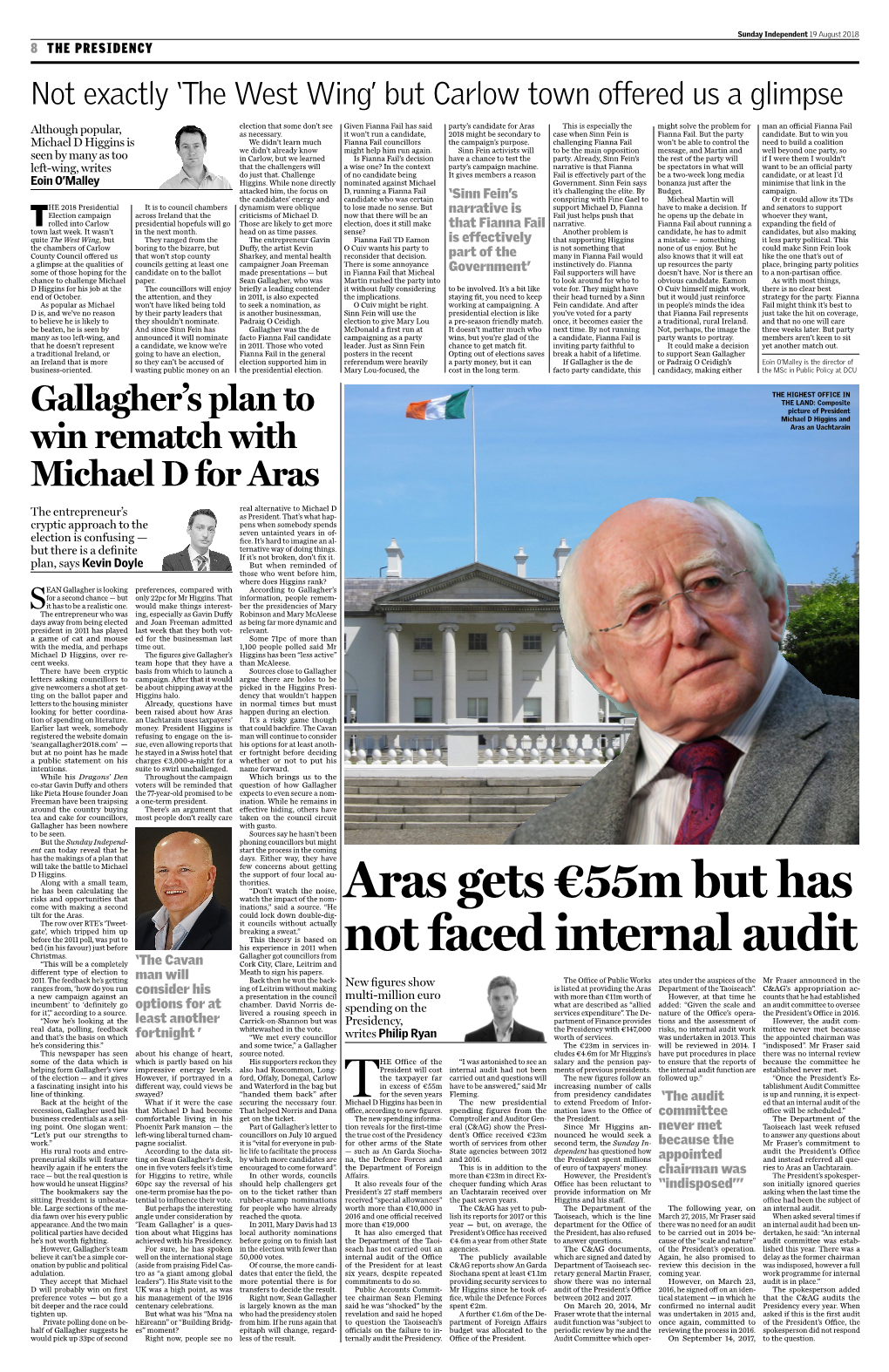 Aras Gets €55M but Has Not Faced Internal Audit