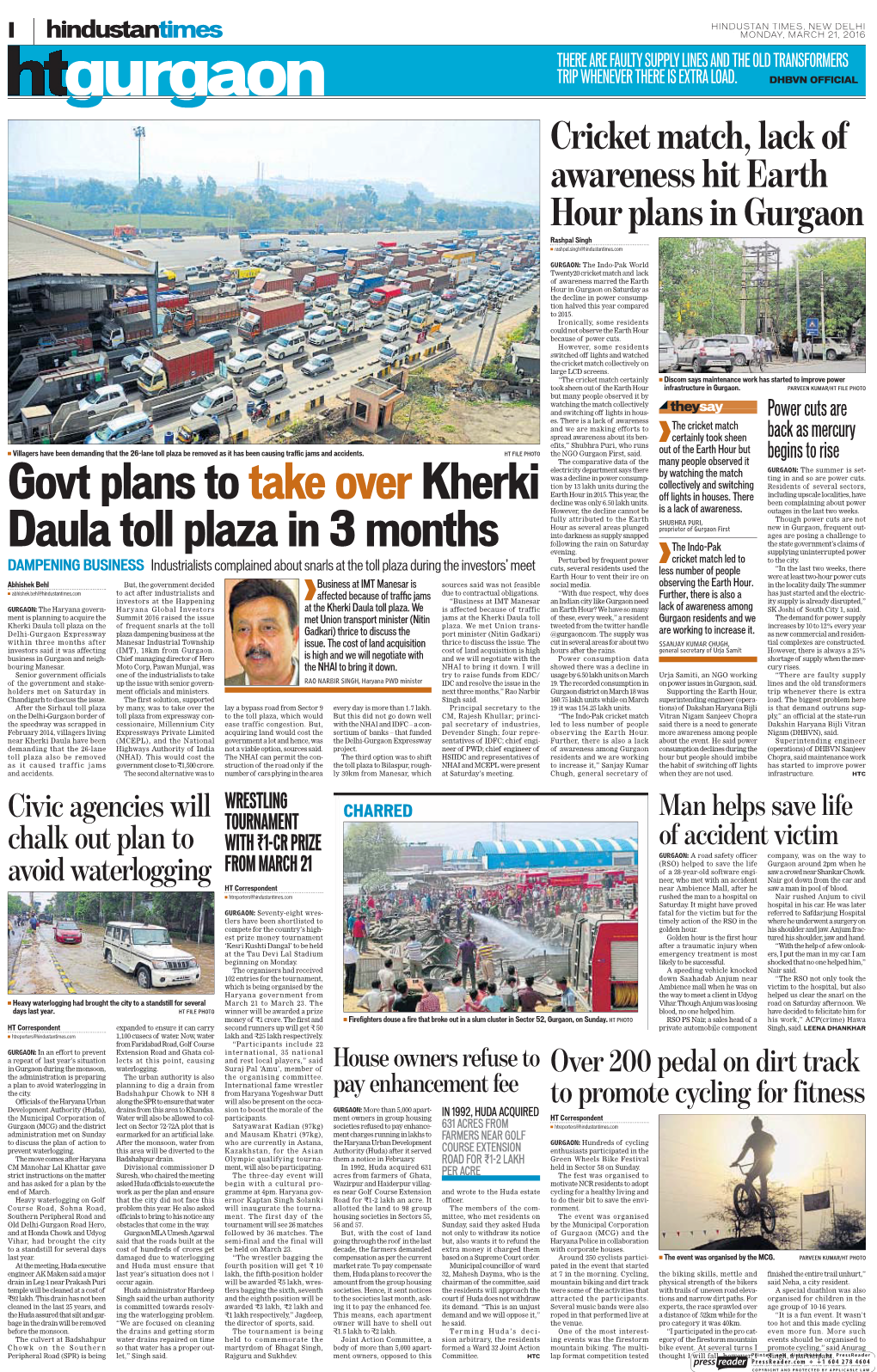 Govt Plans to Take Overkherki Daula Toll Plaza in 3 Months