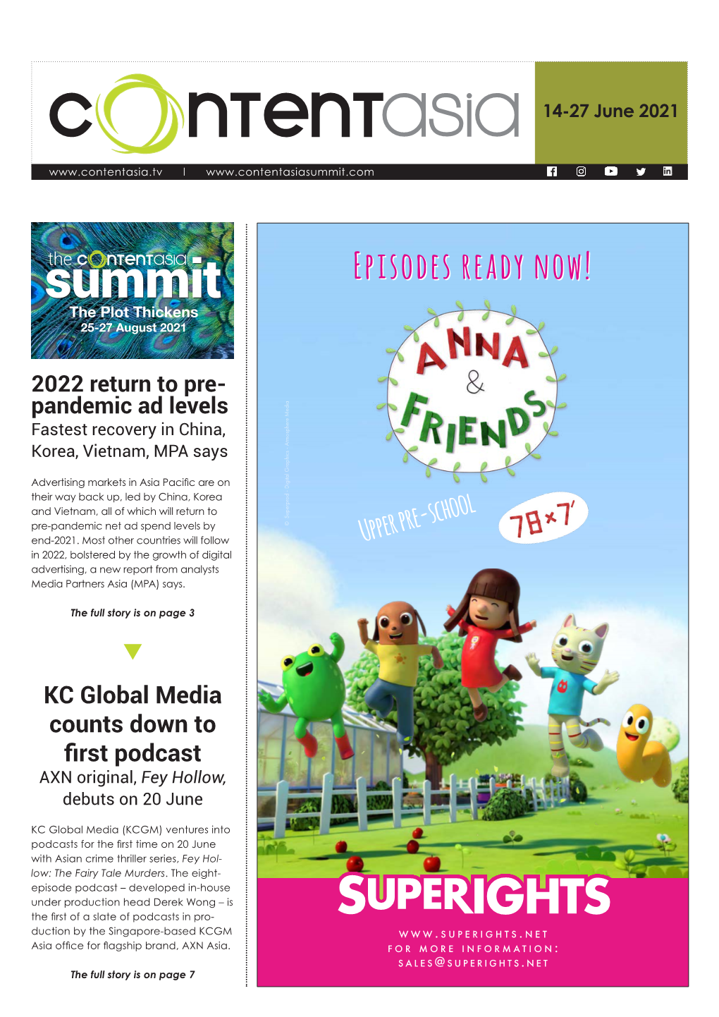 Contentasia Enewsletter 28 June 2021 Issue