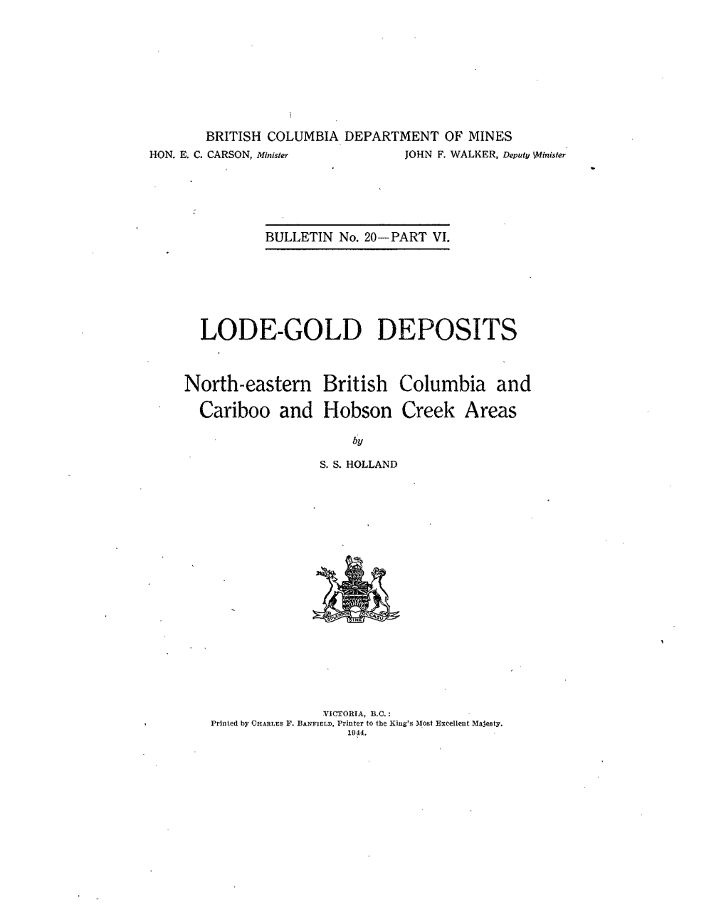 Lode-Gold Deposit's