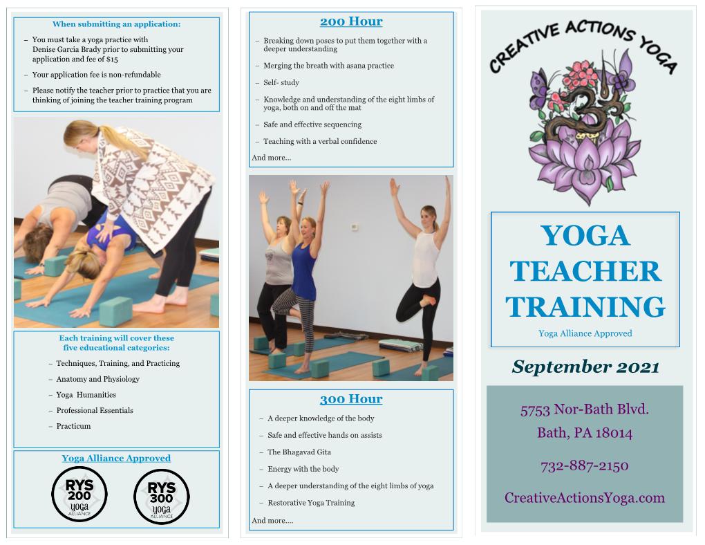 Yoga Teacher Training