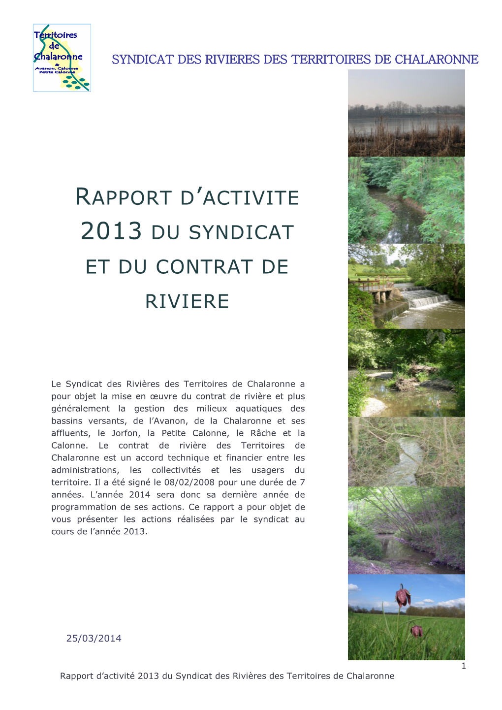 Rapport Activité 2013