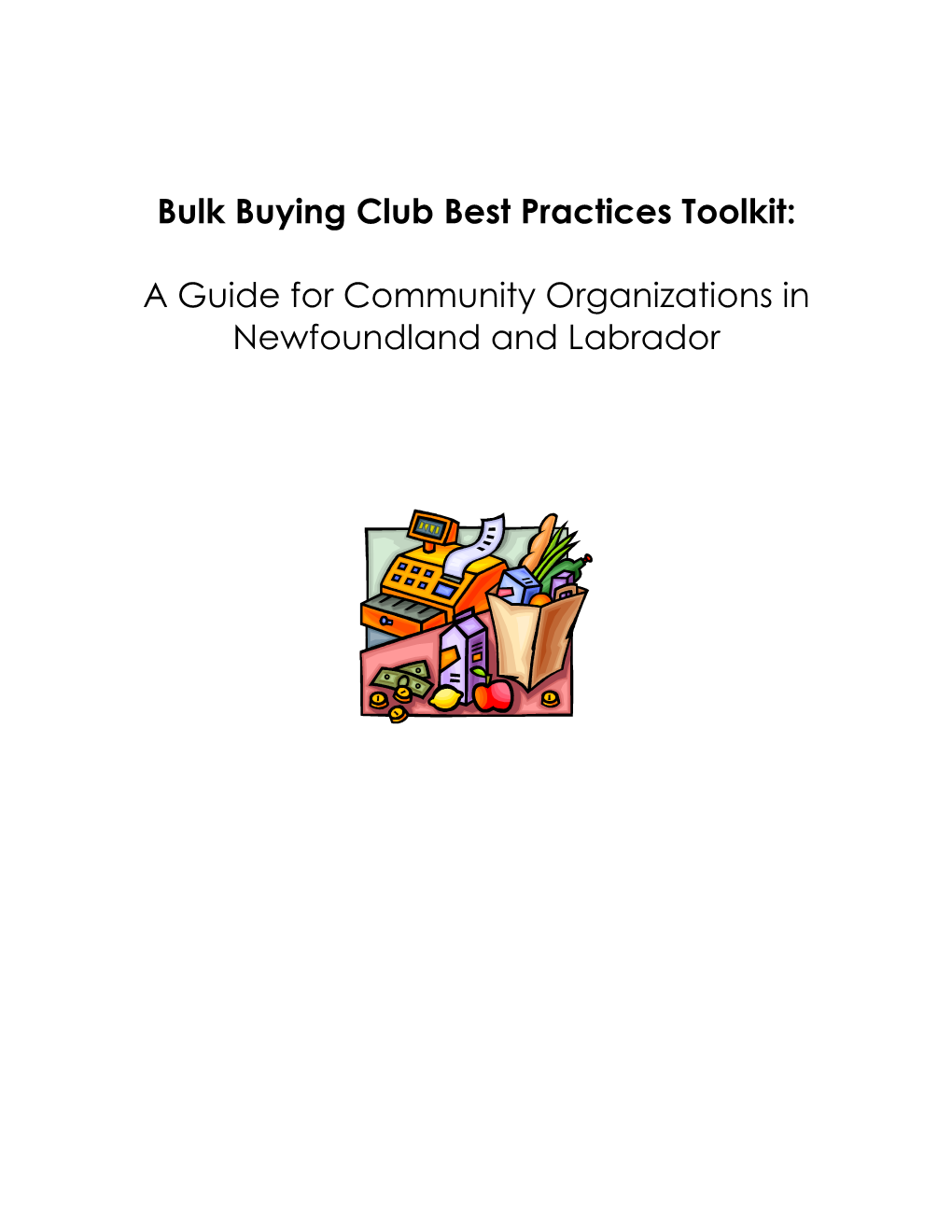 Bulk Buying Club Best Practices Toolkit