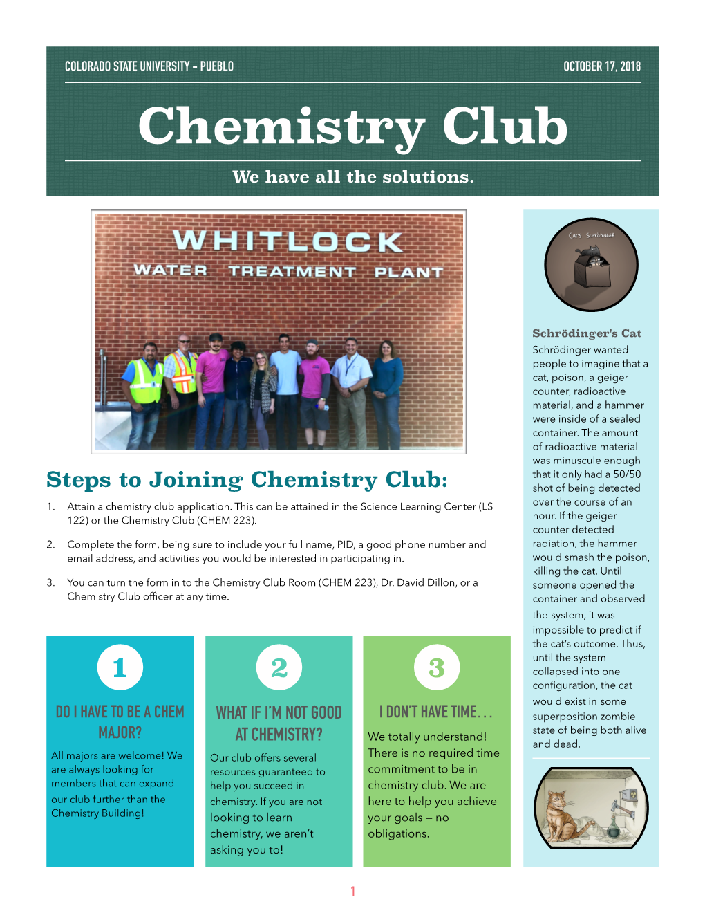 101718 Chemistry Club Newsletter