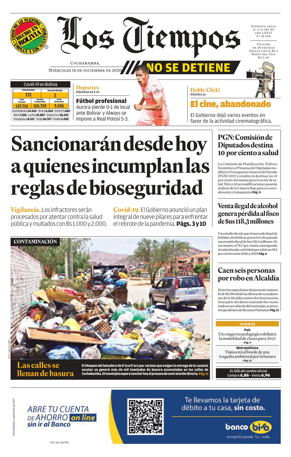 Sancionarán Desde Hoy a Quienes Incumplan Las Reglas De Bioseguridad