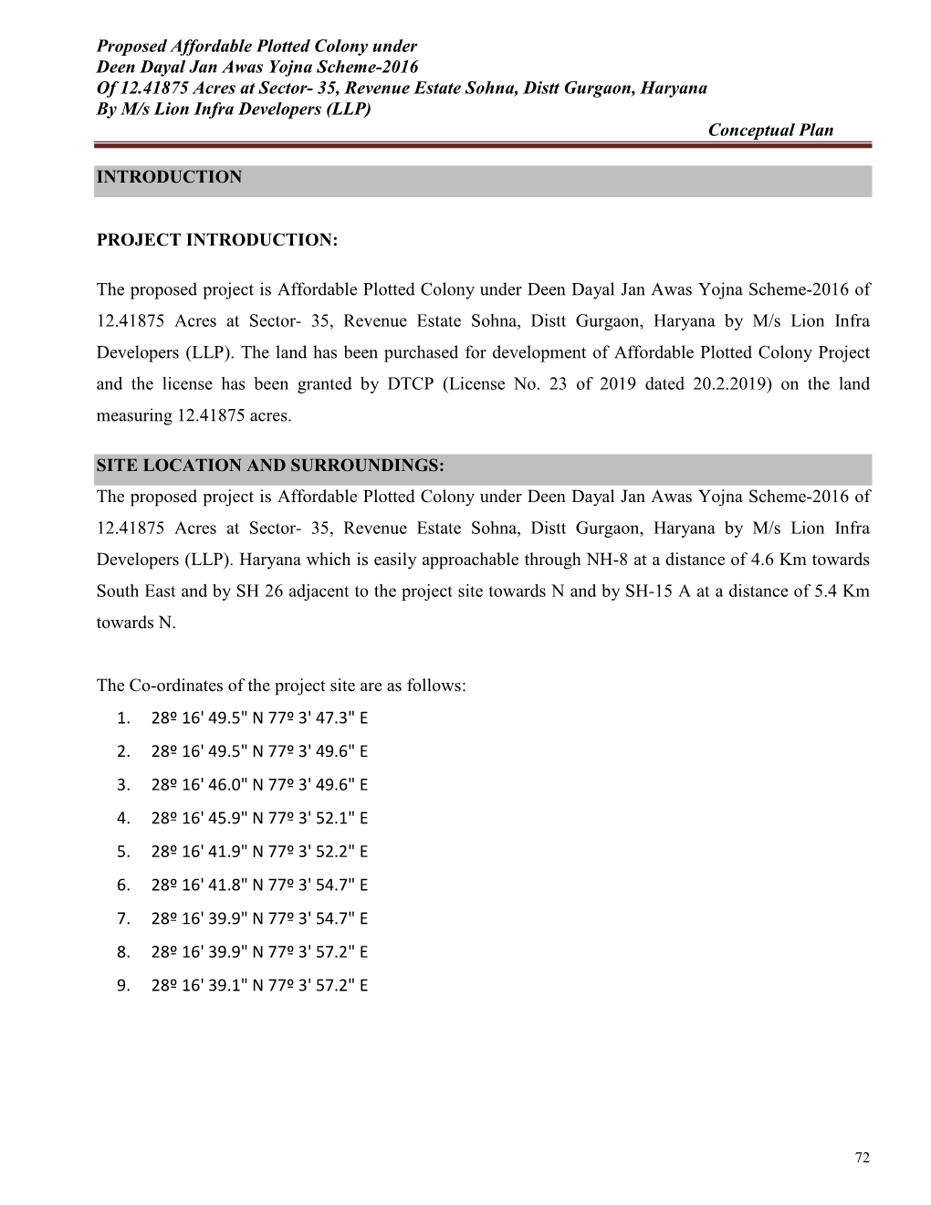 Proposed Affordable Plotted Colony Under Deen Dayal Jan Awas Yojna