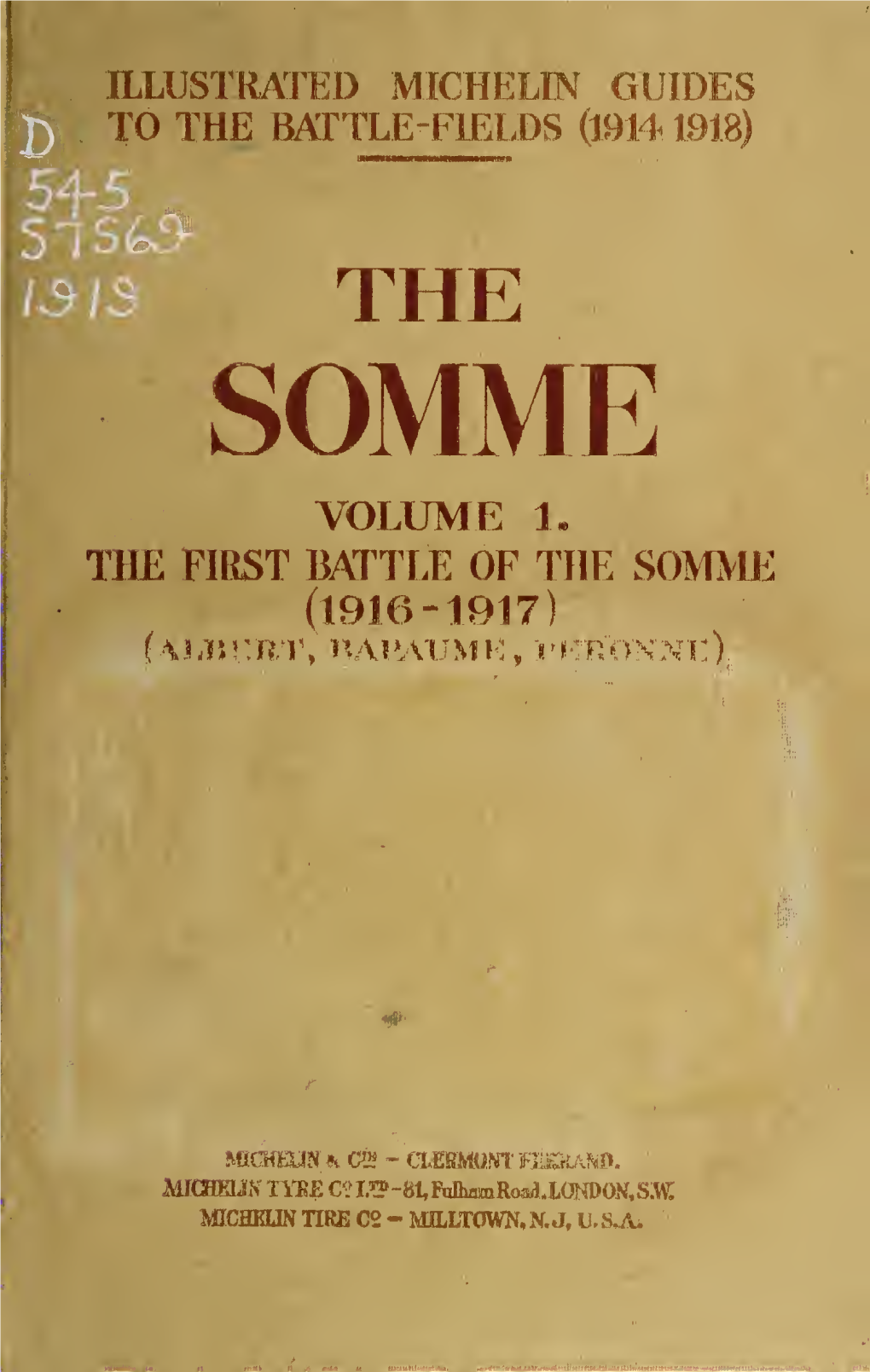 The Somme Volume 1