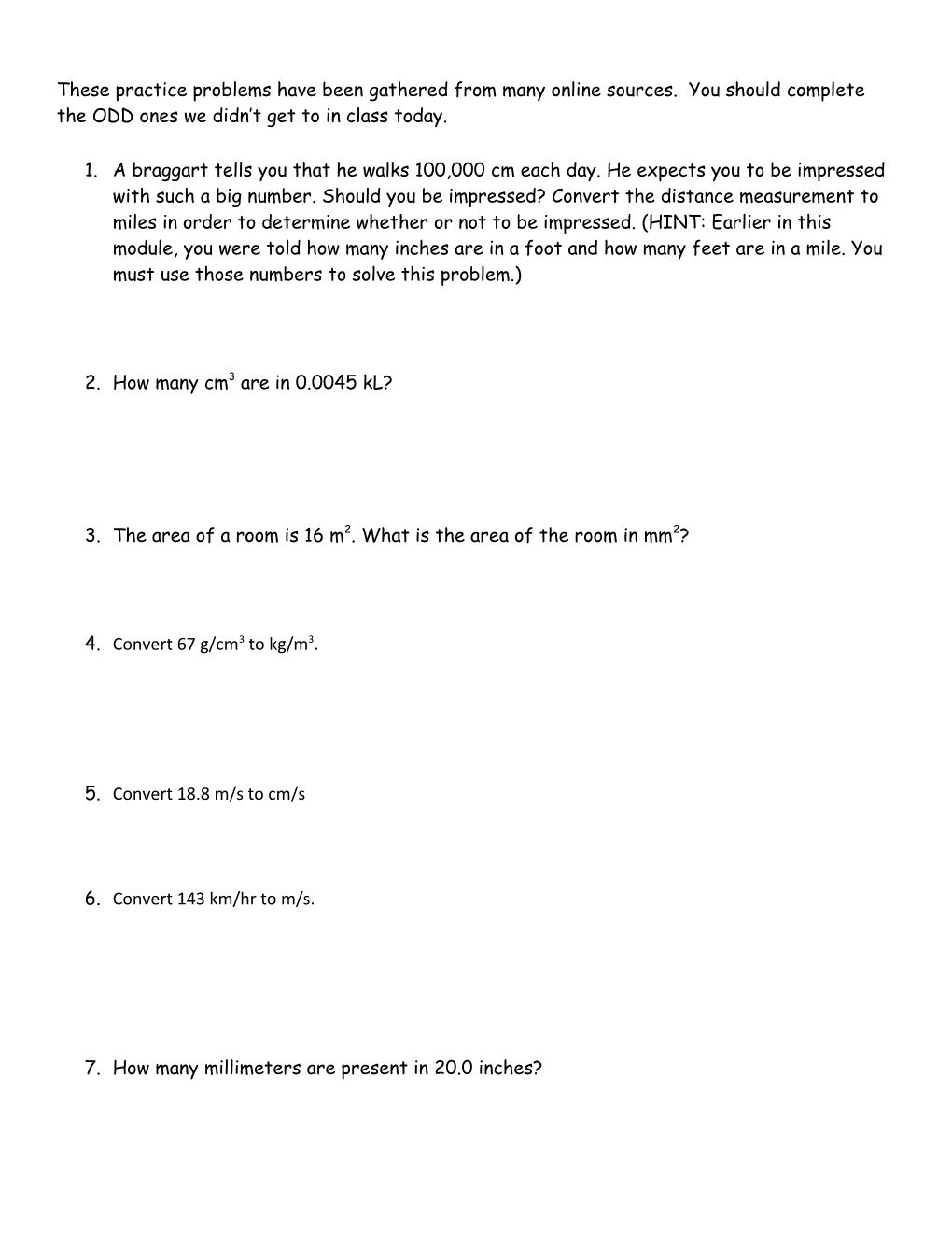 3. the Area of a Room Is 16 M2. What Is the Area of the Room in Mm2?