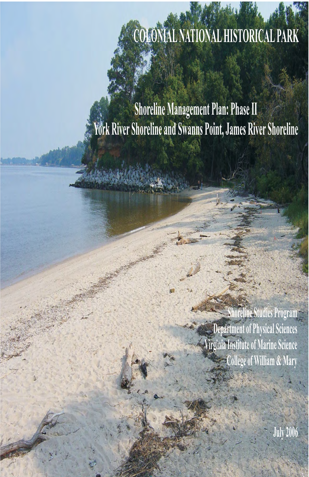 Colonial National Historical Park Shoreline Management Plan: Phase II