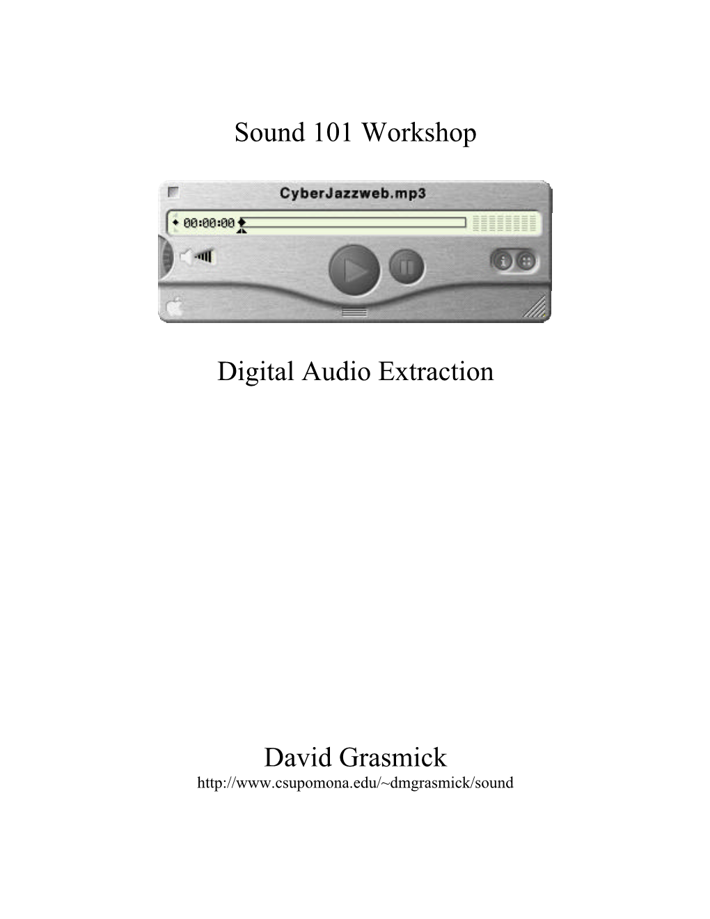 Diital Audio Extraction