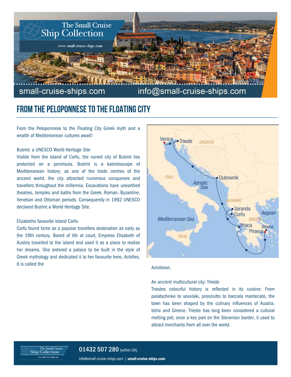 From the Peloponnese to the Floating City