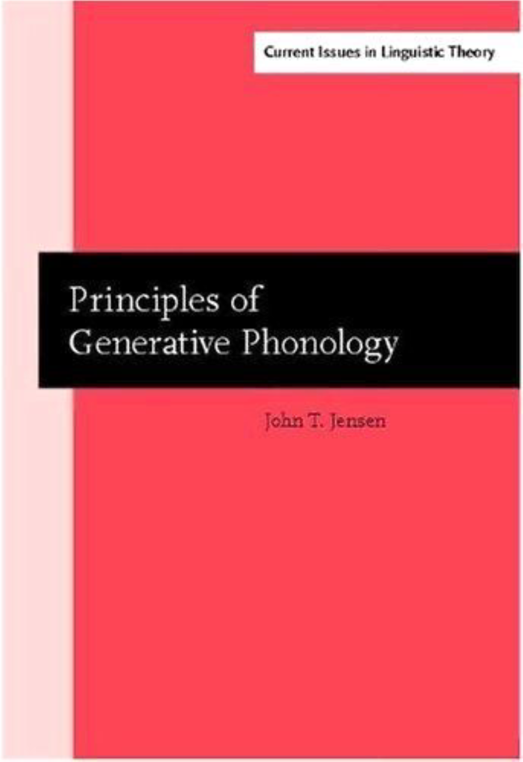 Principles of Generative Phonology