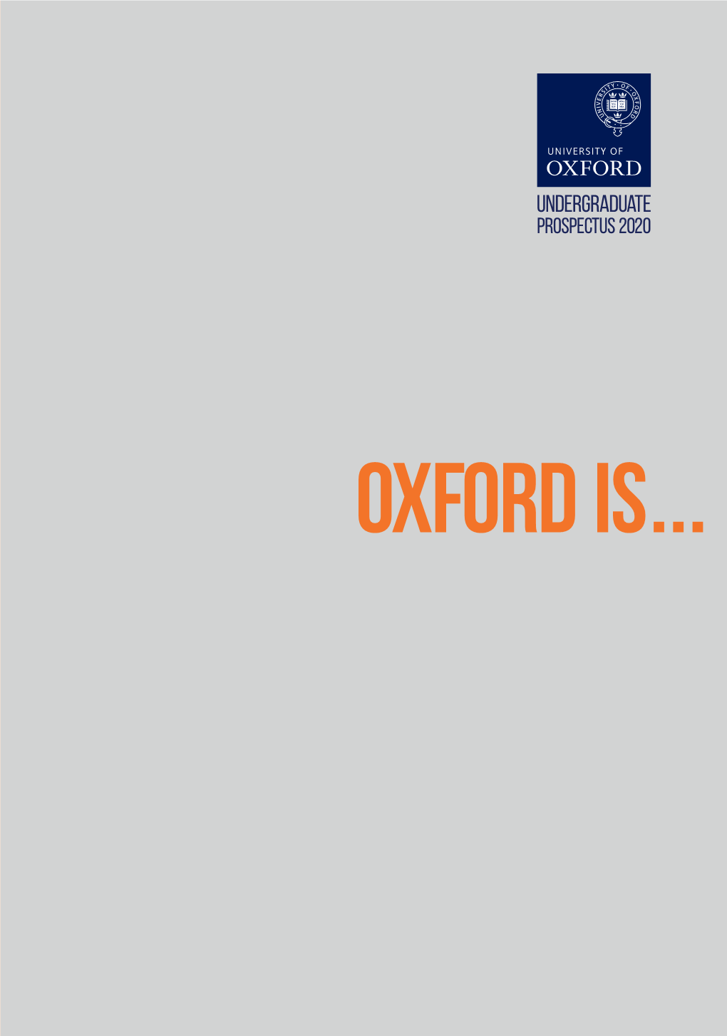 Oxford Is ... Ou Make It