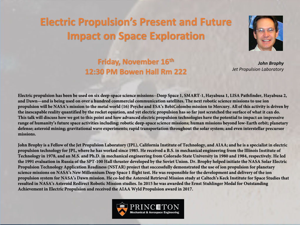 Electric Propulsion's Present and Future Impact on Space Exploration