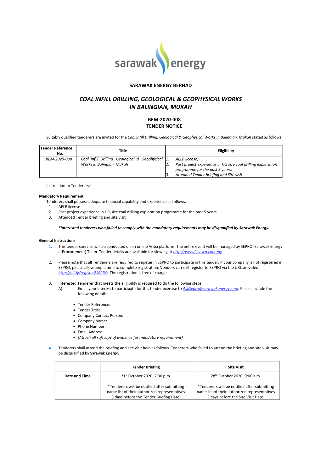 Coal Infill Drilling, Geological & Geophysical