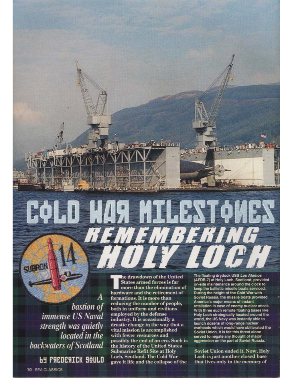 Sea Classics Article on Holy Loch
