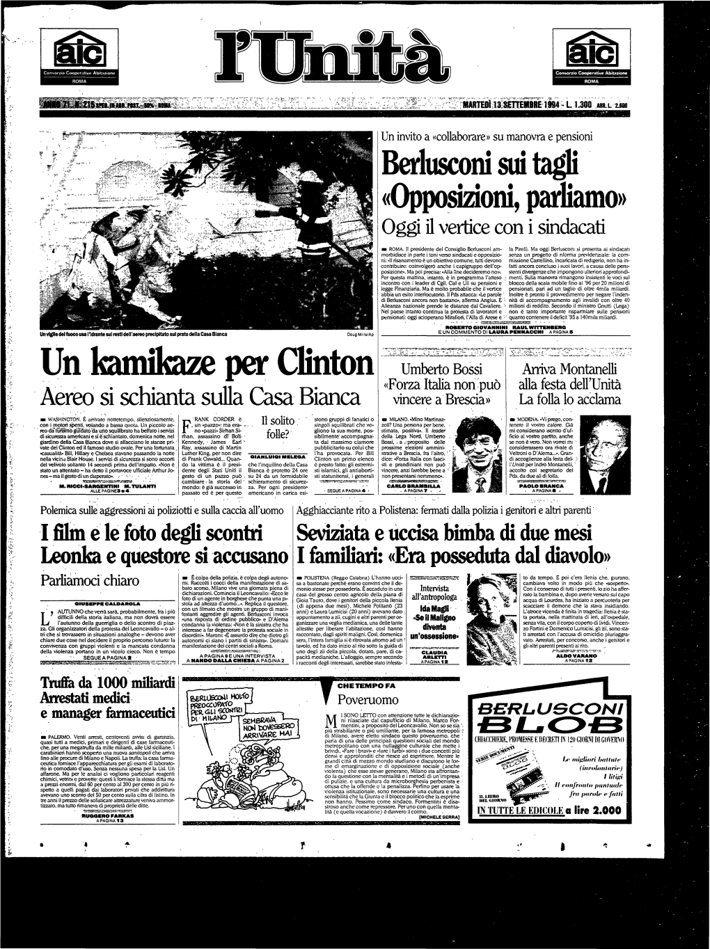 Un Kamikaze Per Clinton