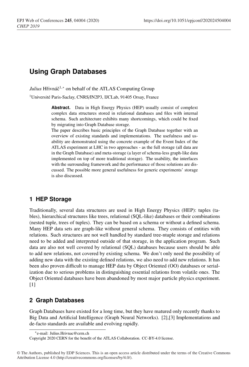 Using Graph Databases