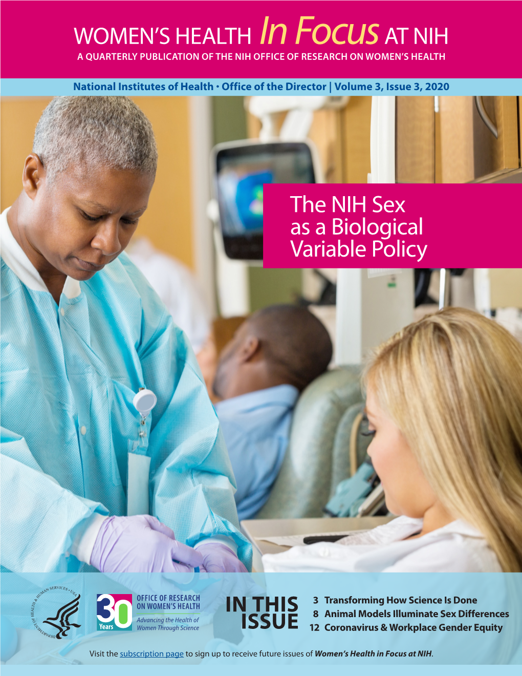 Women's Health in Focus at NIH, Vol. 3, Issue 3