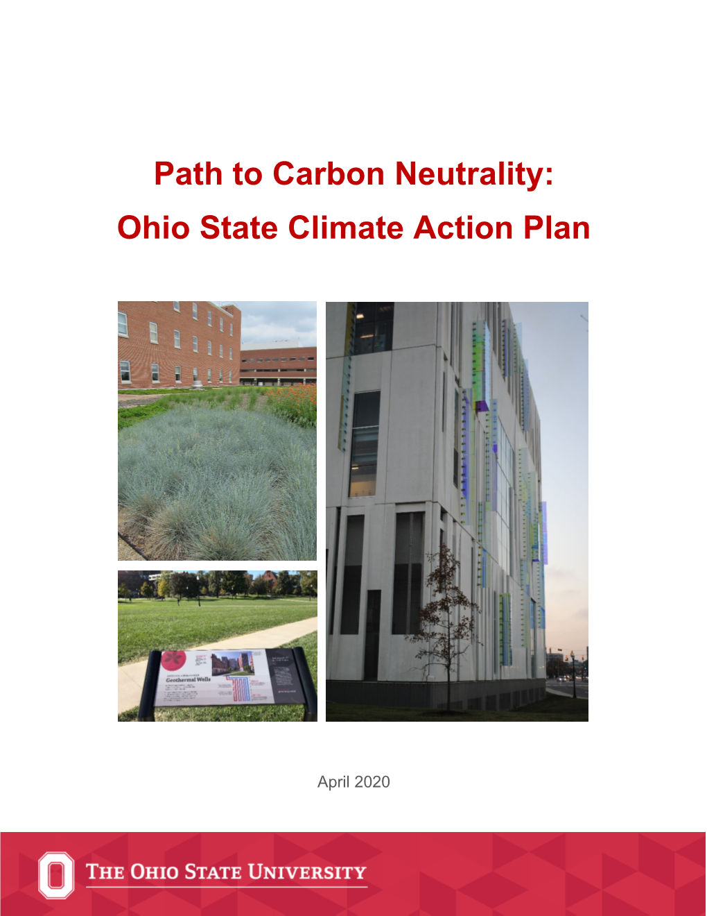 Path to Carbon Neutrality: Ohio State Climate Action Plan