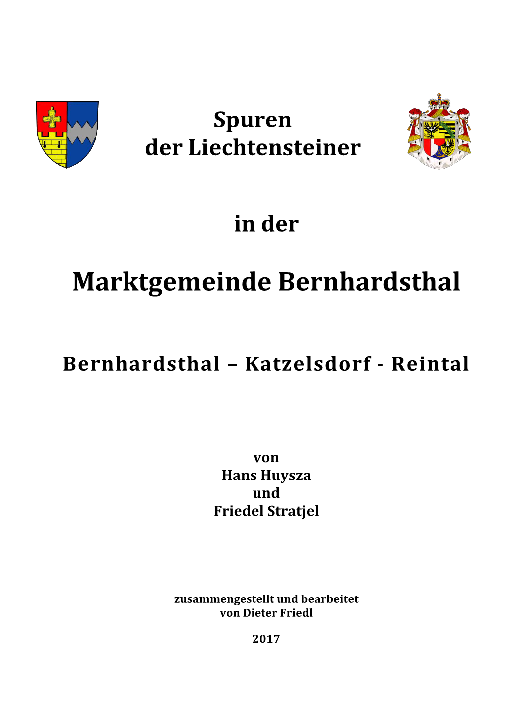Spuren Der Liechtensteiner in Der Marktgemeinde Bernhardsthal