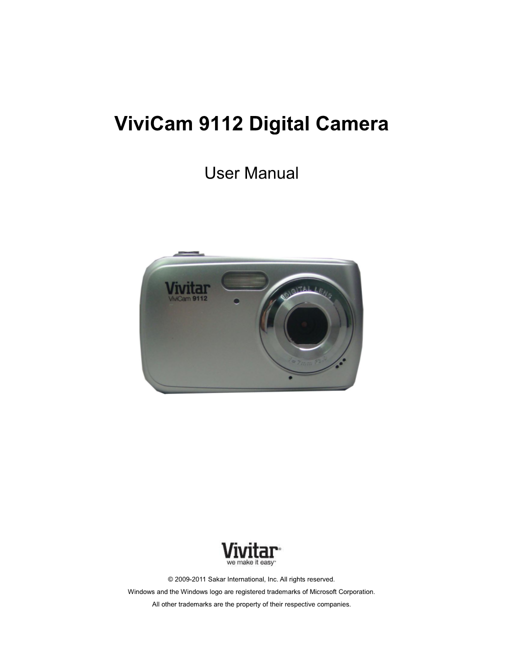 Vivicam 9112 Digital Camera